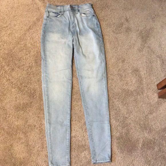 Jean Slim Mudd Pour Fille – Acid Wash, Stretch, Bleu – Taille 6X